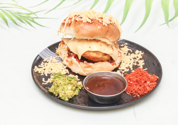 Schezwan Cheese Vada Pav